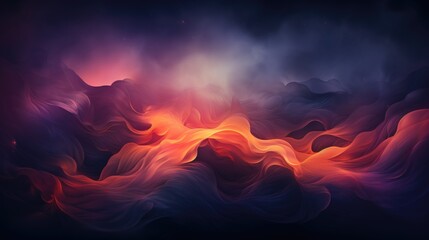 Wall Mural - abstract art wallpaper wave in blue pink purple orange and white colors modern and futuristic feel