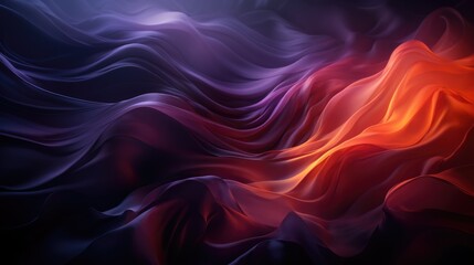 Wall Mural - abstract art wallpaper wave in blue pink purple orange and white colors modern and futuristic feel