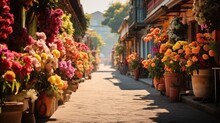 Street Flower Market.
