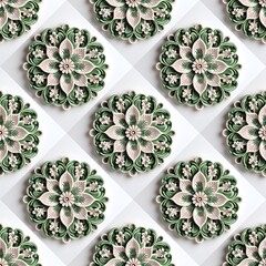 Seamless flower pattern. Vintage elements in oriental style. Texture for wallpapers, backgrounds and page fill. Vector illustration.