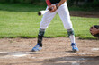 © Frau Lichtbild - Baseball Schlagmann nur  Schläger und Hose sichtbar