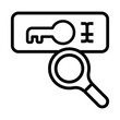 Search Key word Icon