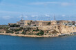 Birgu, Malta, May 1, 2023. Villa Birghi former military hospital of the Royal Navy