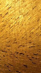 Background made of twisted gold strings impasto Ai generated art
