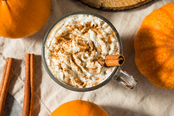 Canvas Print - Warm Seasonal Pumpkin Spice Latte