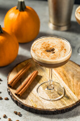 Canvas Print - Boozy Pumpkin Spice Espresso Martini