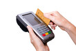 © carballo - payment with credit card isolated