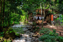 A Riverside Homestay And Café In Chiangdao. Bed, Breakfast And Dinner In Chiangmai Thailand