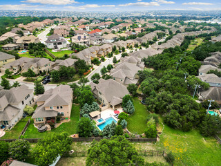 Wall Mural - a neighborhood of homes