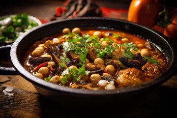 Wall Mural - Mushroom Chickpea Pozole