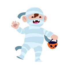 Poster - halloween kid disguised character