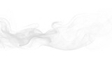 Fototapeta Góry - white grey smoke vapor swirls and shapes texture transparent background PNG graphic resource