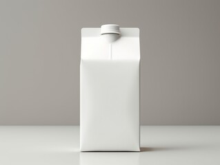 Wall Mural - milk carton mockup with isolated background