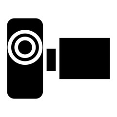 Canvas Print - Solid Video Recording icon