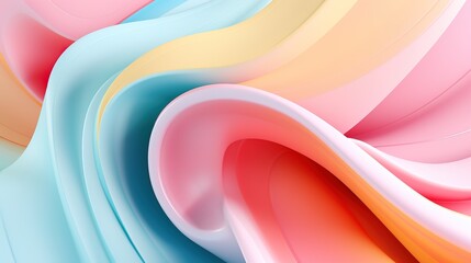 Sticker - Abstract Background in Pastel Colors