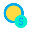© kiran Shastry - Flat Clock Dollar icon