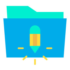 Sticker - Flat Folder icon