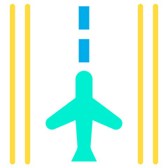 Poster - Flat Runway icon