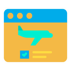 Sticker - Flat Real estate Web icon