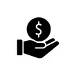 © Phuwanai - Icon image of hand with dollar bill
