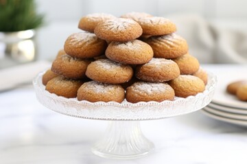 Sticker - mini muffins displayed on a cake stand