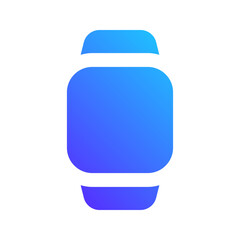 Poster - smartwatch gradient fill icon