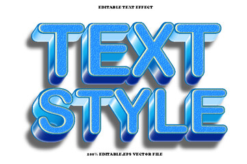 Canvas Print - Text Style Editable Text Effect 3D Emboss Gradient Style