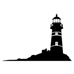 lighthouse vector graphic design, Tower icon sketches.