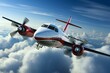 Turboprop plane made by company. Generative AI