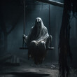 Horror Halloween Geister Nonne Schaukel unheimlich 13. Freitag Horror Halloween Ghosts Nun Swing Scary 13th Friday