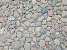 Old Round Stone Floor Pattern
