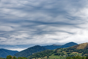 Poster - Nuages dans le ciel Vosgien