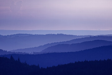 Wall Mural - Ligne bleue des Vosges