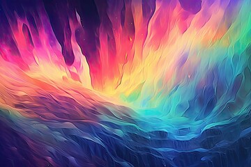 Wall Mural - the mesmerizing beauty of the Northern Lights Generative Ai