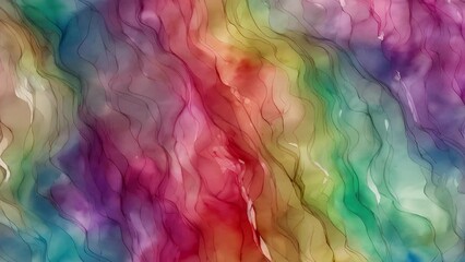Wall Mural - Abstract colorful holographic animation. Multicolor liquid gradient background. Beautiful gradient texture, Moving abstract multicolored background