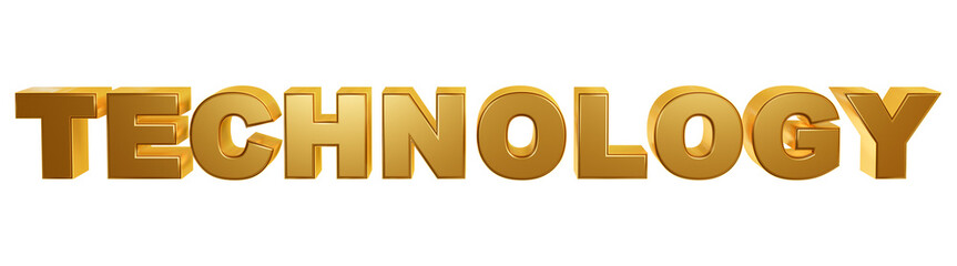 3D gold text or word 