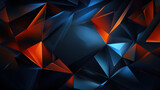 Fototapeta Przestrzenne - Red blue abstract background for design. Geometric shapes. Generative Ai