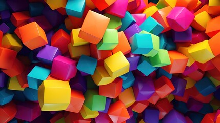 Sticker - colorful abstract background