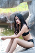 © reewungjunerr - Portrait of asian sexy woman wear bikini at outdoor,Summer concept,Lifestyle of modern women