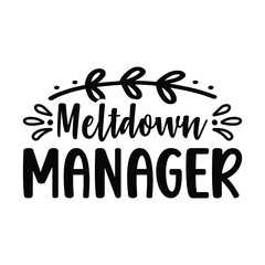 Wall Mural - Meltdown manager, Manager Svg, 