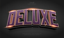 Deluxe Editable Text Effect Style Esport 3d Luxury Gold