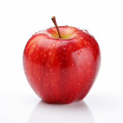 Wall Mural - red apple isolated on white