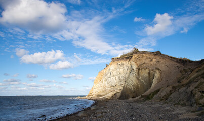 Landscape at the Limfjord in Denmark