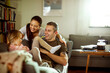 © Geber86 - Young soldier reuniting with his family at home
