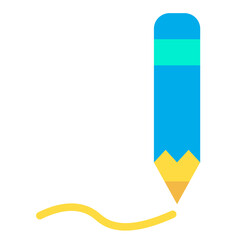 Poster - Flat Pencil icon