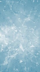Wall Mural - digital technology connected lines loop vertical animation background.