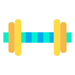 Sticker - Flat Dumbbell icon