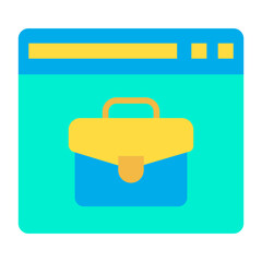 Sticker - Flat Business Online Profile icon