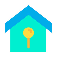 Sticker - Flat Home Pin location icon