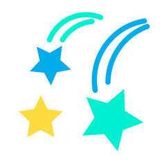 Poster - Flat Stars icon